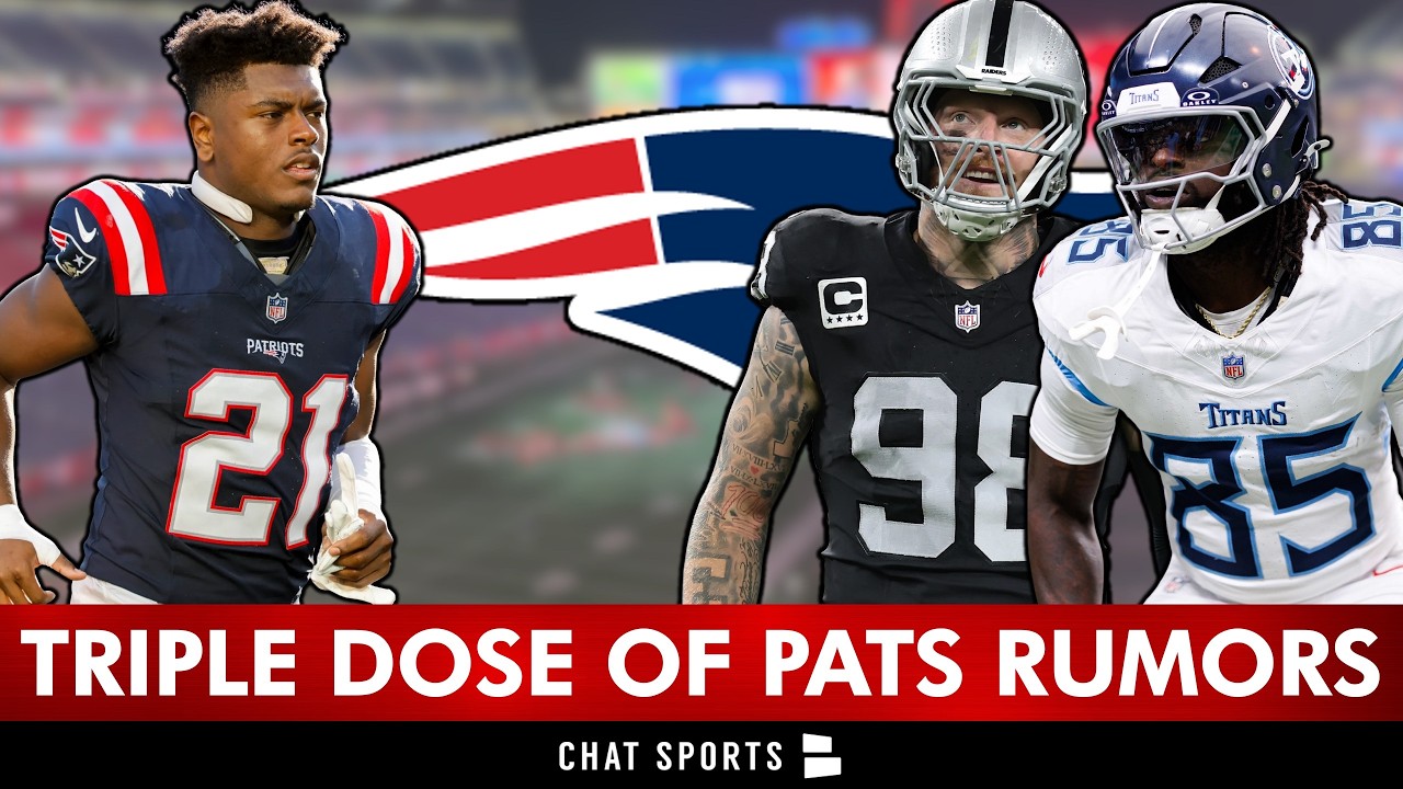 Patriots Get a TRIPLE DOSE OF Rumors: Franchise Tag News, Maxx Crosby To NE? & NFL Free Agency Buzz