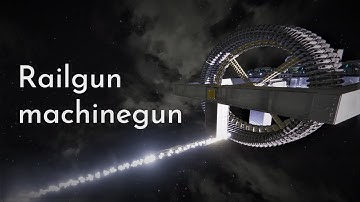 SE - Railgun machinegun final prototype (link in the description)