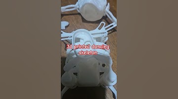 3d printed dancing skeleton #3dprinting