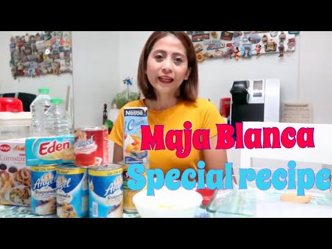 HOW TO COOK CREAMY MAJA BLANCA WITHOUT COCONUT MILK