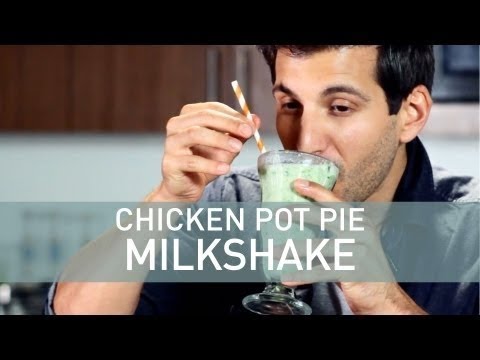 Food Deconstructed - Chicken Pot Pie Milkshake