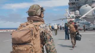 13th MEU | VMM-364 (Rein.) Land Aboard the USS Makin Island (LHD 8)