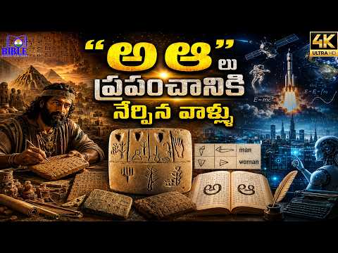 అక్షరములు (లిపి) పుట్టుక ఎలా జరిగింది? Formation of Letters @BibleUnknownFactsTelugu