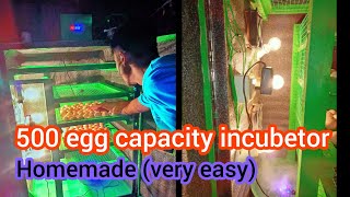500egg capacity incubator\/\/homemade incubator\/\/how to make 500egg capacity incubator