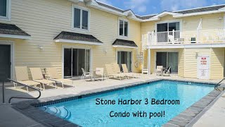 Stone Harbor NJ Vacation rental with Pool!  3 bed Condo