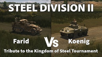 The price you pay for using AA aggressively — Steel Division 2 Cast Farid vs Koenig