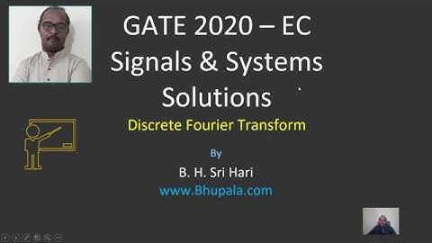 GATE 2020 Solutions - EC Signals and Systems - Q3 - DFT