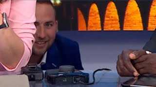 Chief Meteorologist John Zeigler practices his disappearing act
