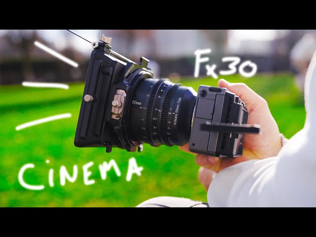 Affordable Cine Lens for FX30 - 7Artisans 50 MM T1.05 - YouTube