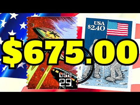 MOST VALUABLE US SPACE RAREST STAMPS - YouTube