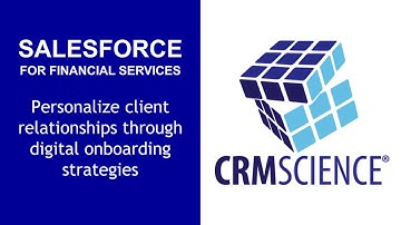 Salesforce for Financial Services - Why personalize client relationships?