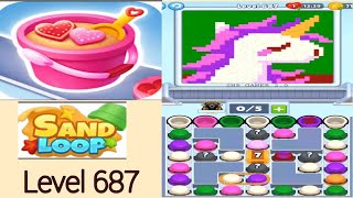 🏖️ Sand loop level 687 solution and walkthrough for gameplay 