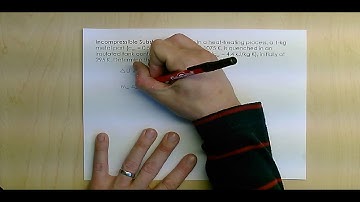 Thermodynamics Example 6: Incompressible Substances