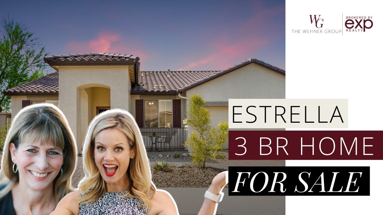 Home for Sale in Goodyear Estrella Community AZ Real Estate YouTube