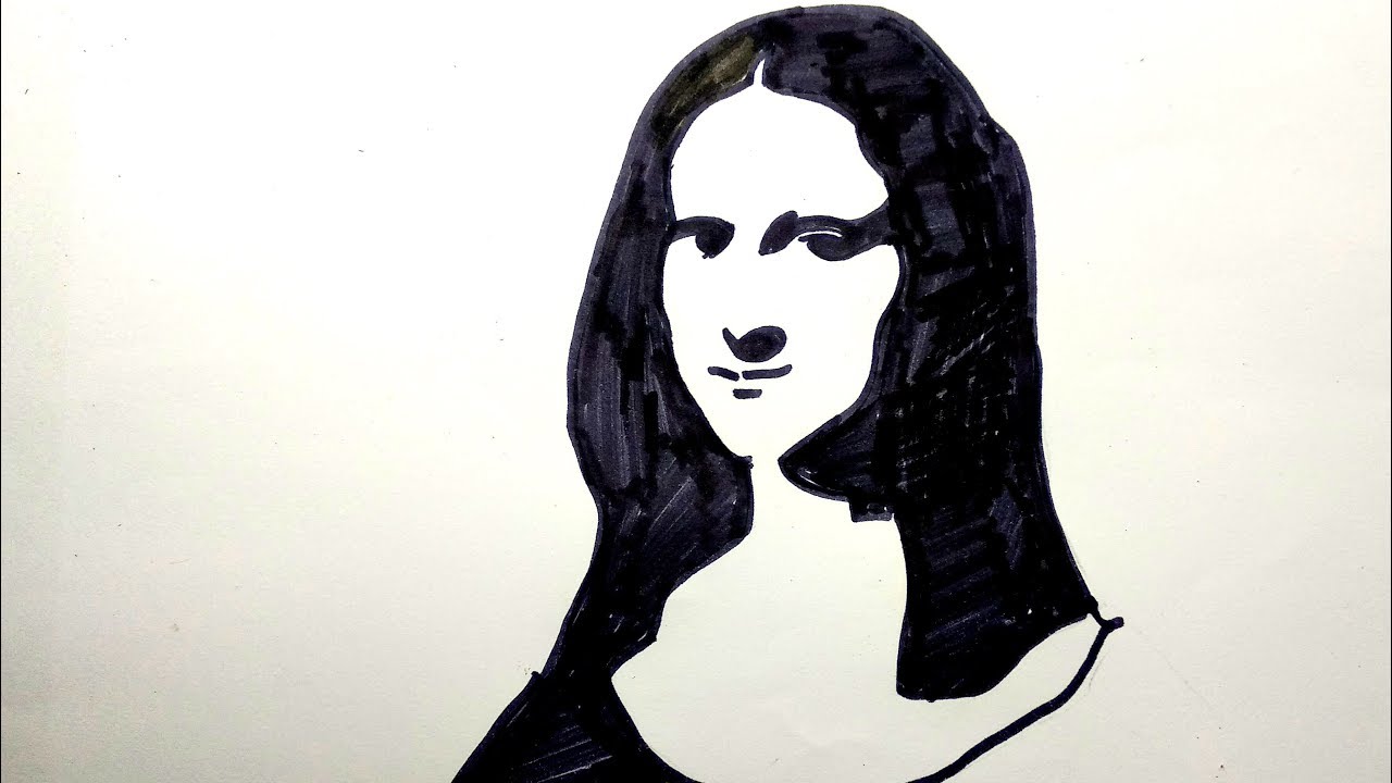 How to Draw the Mona Lisa - YouTube