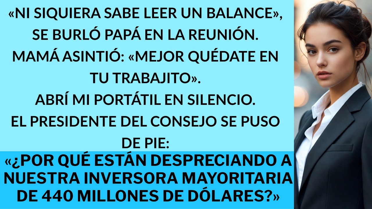 Mis padres creían que no sabía de negocios…hasta que se dieron cuenta de que yo controlaba su empres