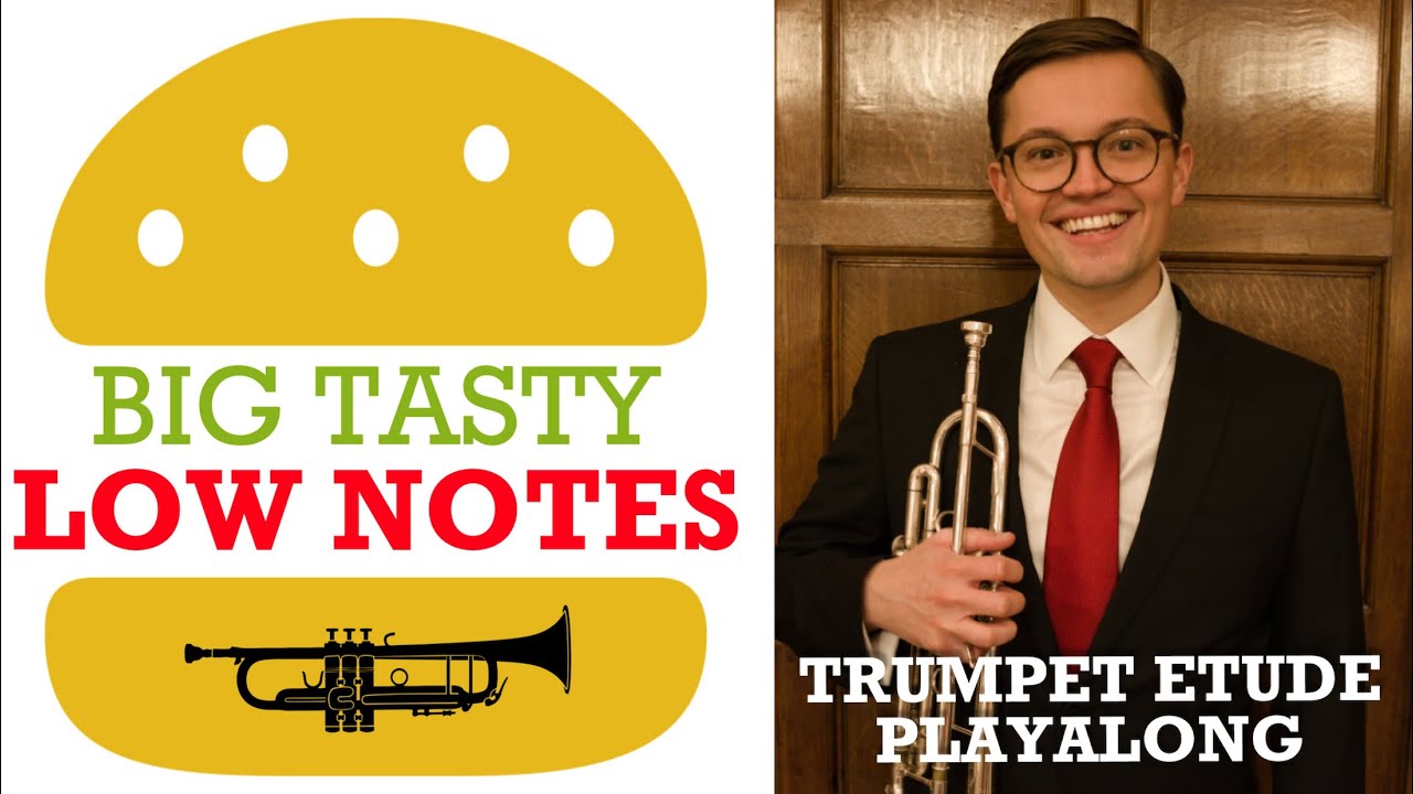 3. Big Tasty Low Notes Trumpet Etude Playalong 'Lone Lettuce' - PDF Sheet Music Download (Copland)