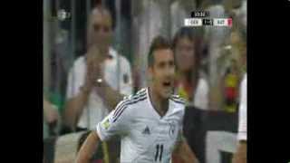 06.09.2013 GER - AUT (M. Kloses 68th Goal for Germany)