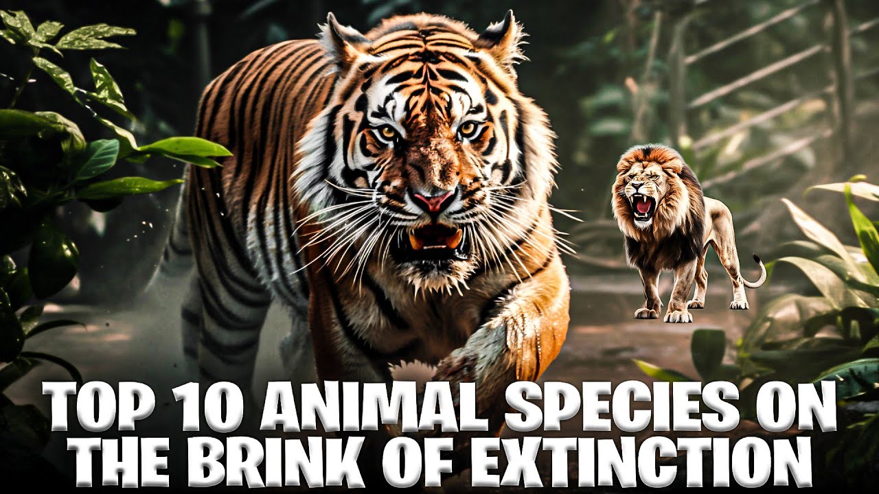 TOP 10 Animal Species on the BRINK OF EXTINCTION - What Would You Save ...