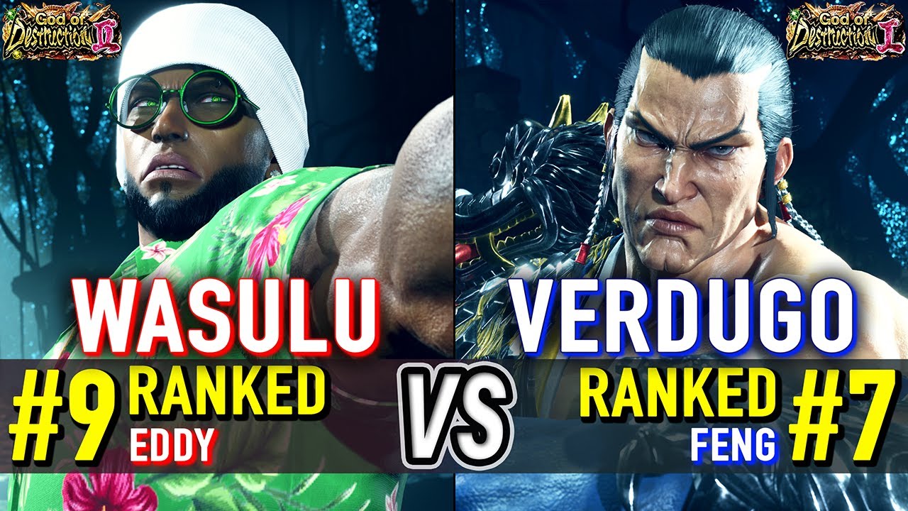 T8 🔥 WASULU (#9 Ranked Eddy) vs VERDUGO (#7 Ranked Feng) 🔥 Tekken 8 High Level Gameplay
