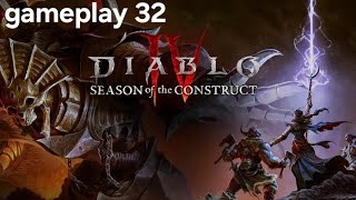 DIABLO 4 SORCERER GAMEPLAY | SEASON OF THE CONSTRUCT | GAMEPLAY PLAYSTATION 5 |EP 32 | PS5