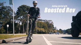 How to Ride an Electric Scooter - Getting Started with Boosted Rev