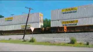 Huge Norfolk Southern Double Stack Train Live Streaming