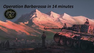 Hearts Of Iron IV - How to win the "Operation Barbarossa" in 14 min
