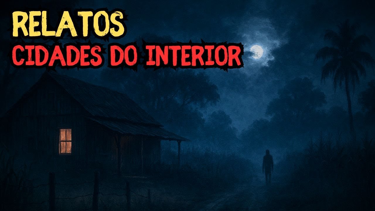 4 RELATOS SOBRENATURAIS EM CIDADES DO INTERIOR - História de terror