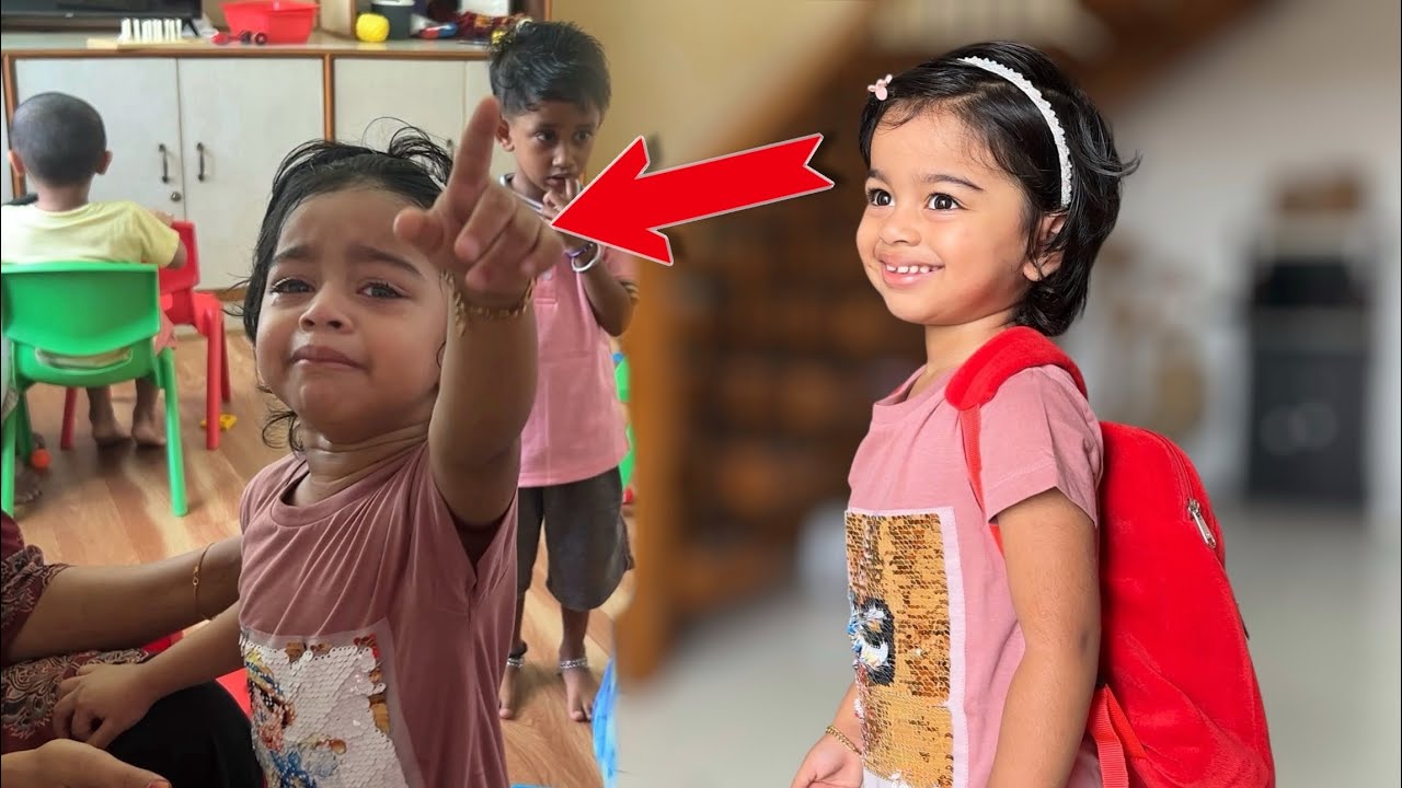 AYRA’s First Day SCHOOL..🤣😅 இப்படி பண்ணுவானு எதிர்பார்க்கல..😦
