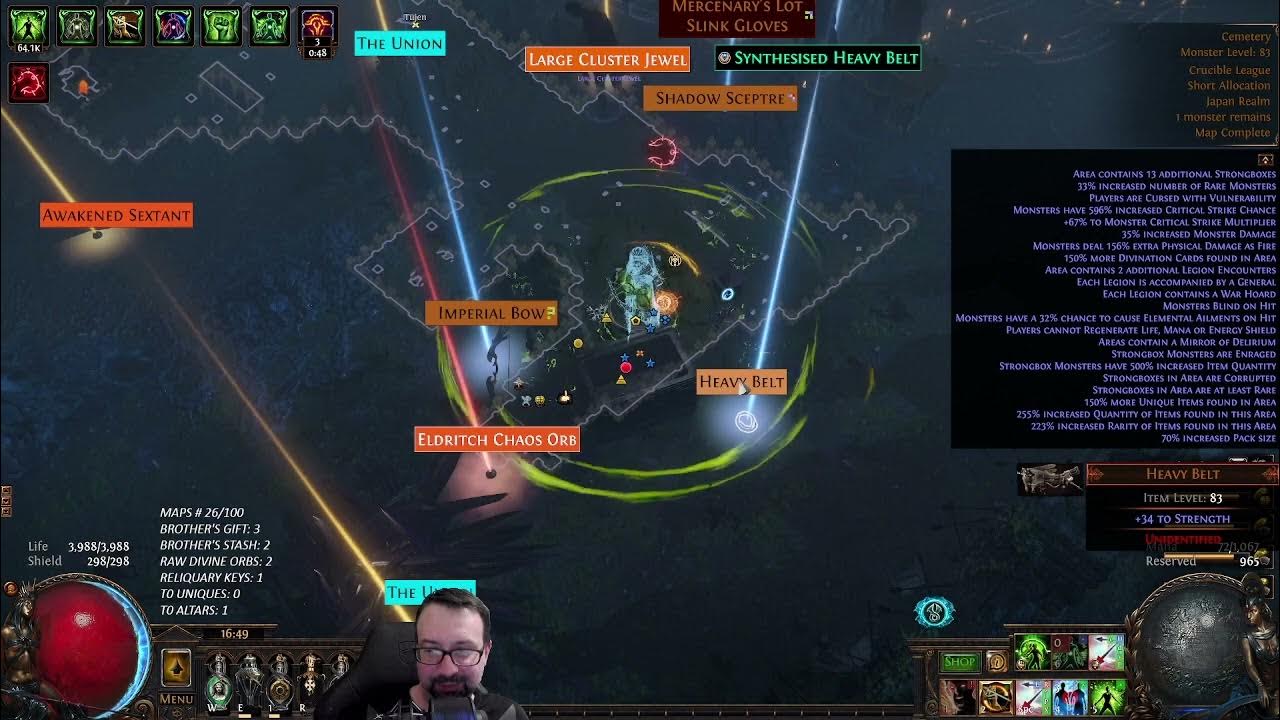 [POE CLIPS] RAW MAGEBLOOD DROP SNOOBAE85 YouTube