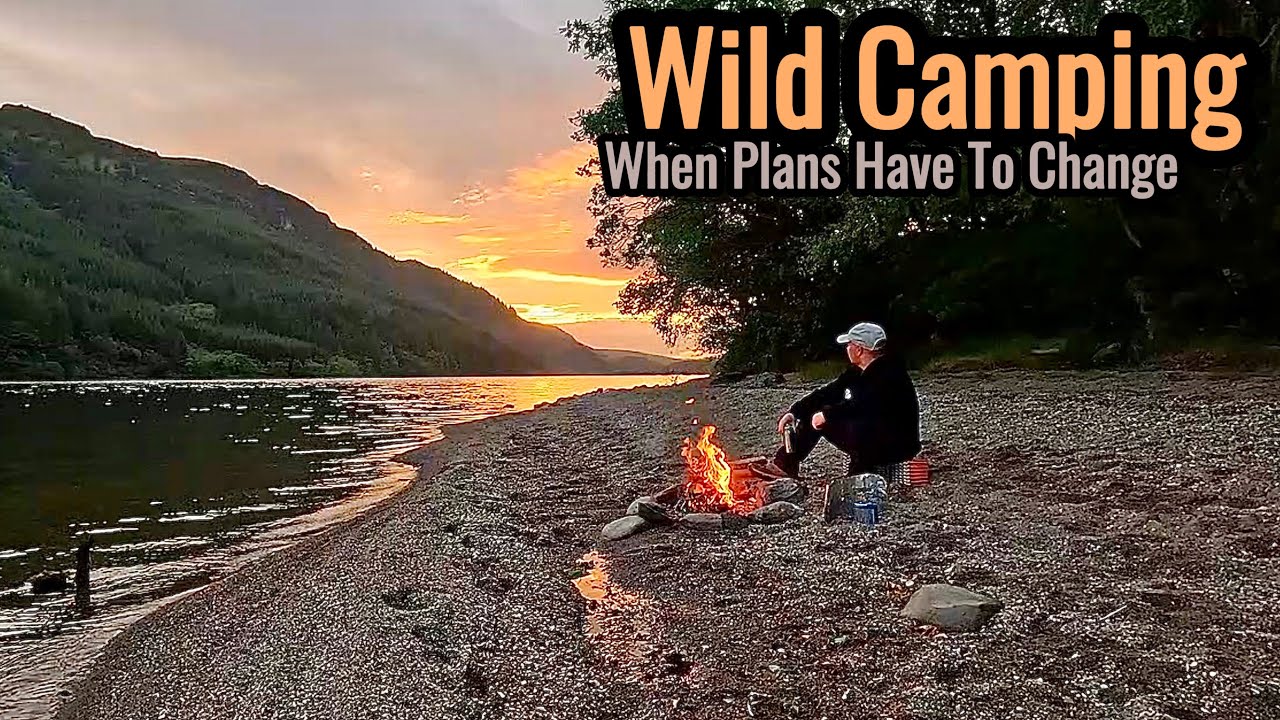 Solo Wild Camping In Scotland | Always Have A Backup Plan !