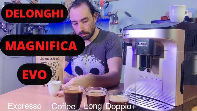 Cafetera superautomática De'Longhi Magnifica Evo ECAM290.81.TB , Molinillo  integrado, Depósito de leche, 7 recetas