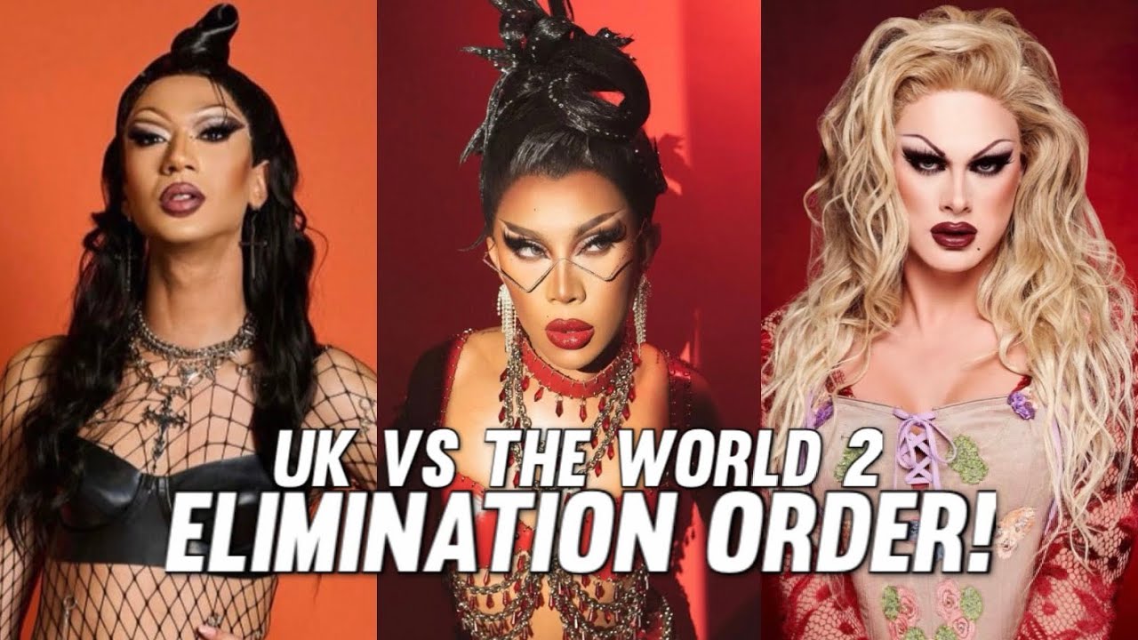 Drag Race UK vs The World s2 FULL ELIMINATION ORDER SPOILERS! - YouTube