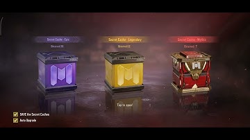 Opening 49 Secret Cache Creates in COD MOBILE. But these useless now?? 😔 #RUPAM