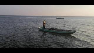 Pescador en Paredón, Chiapas.