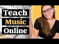 How to Build a Successful Online Music Teaching Business in 2021 | 4 Steps to Teach Music Online!