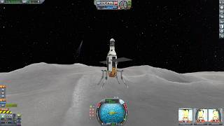(Failed) mun landing and first time seeing a comet in KSP!!!