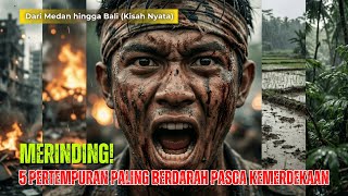 MERINDING! 5 Pertempuran Paling Berdarah Pasca Kemerdekaan: Dari Medan hingga Bali (Kisah Nyata)