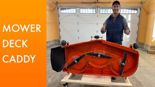 Build your own Kubota BX23S / John Deere 1025R Mower Deck Dolly / Caddy