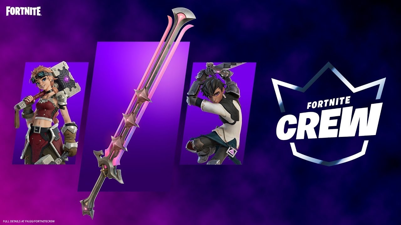 Fortnite The Masterwork Pickaxe - February and March 2023 Crew Pack Exclusive Trailer