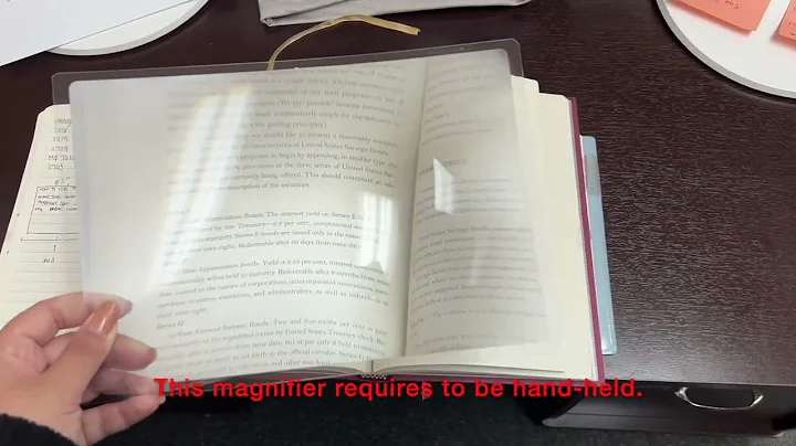 200 and 1689 Fresnel Lens - How to Use The Large Full Page Magnifier Sheet Fresnel Lens! 🔎