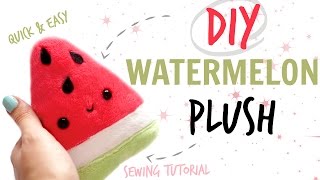 DIY WATERMELON PLUSH