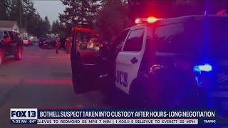 Bothell suspect taken into custody after hours-long negotiation | FOX 13 Seattle