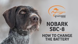 SportDOG Brand® NoBark SBC-8 :: How to Change the Battery by SportDOG Brand 26,572 views 4 years ago 1 minute, 27 seconds