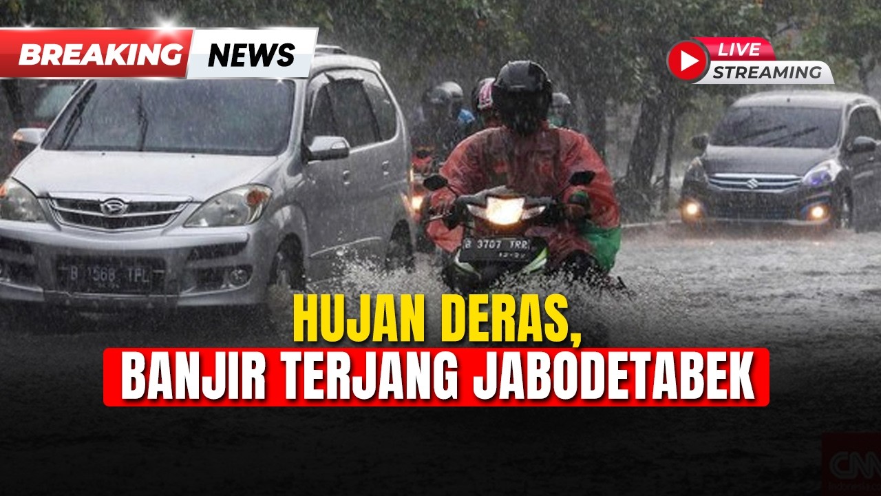 🔴 HUJAN DERAS, BANJIR TERJANG JABODETABEK | LIVE | BREAKING NEWS | 08/03