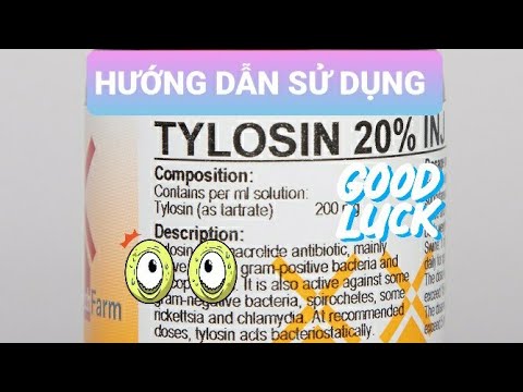 Video: Tylosin - Danh Sách Thuốc Và Kê đơn Cho Thú Cưng, Chó Và Mèo