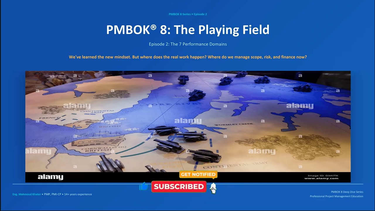 أين يختفي التخطيط والميزانية في PMBOK 8؟ شرح مجالات الأداء السبعة (Performance Domains)