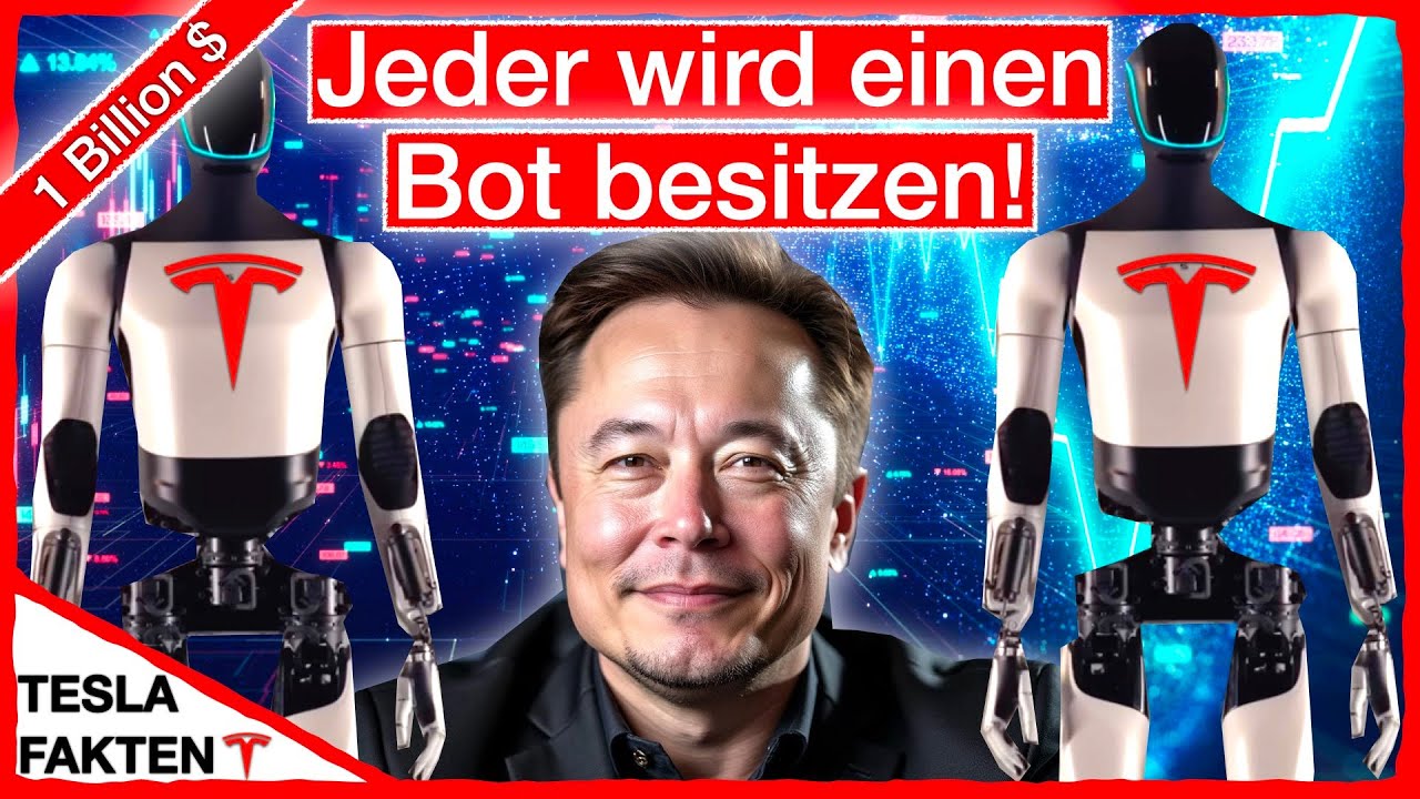Wie Tesla 1000 Milliarden $ Umsatz mit Humanoiden Robotern erzielt? (TSLA, Optimus, Bot)
