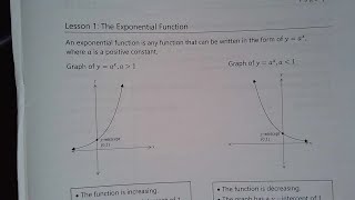 Unit 5 Lesson 1 Exponential Function